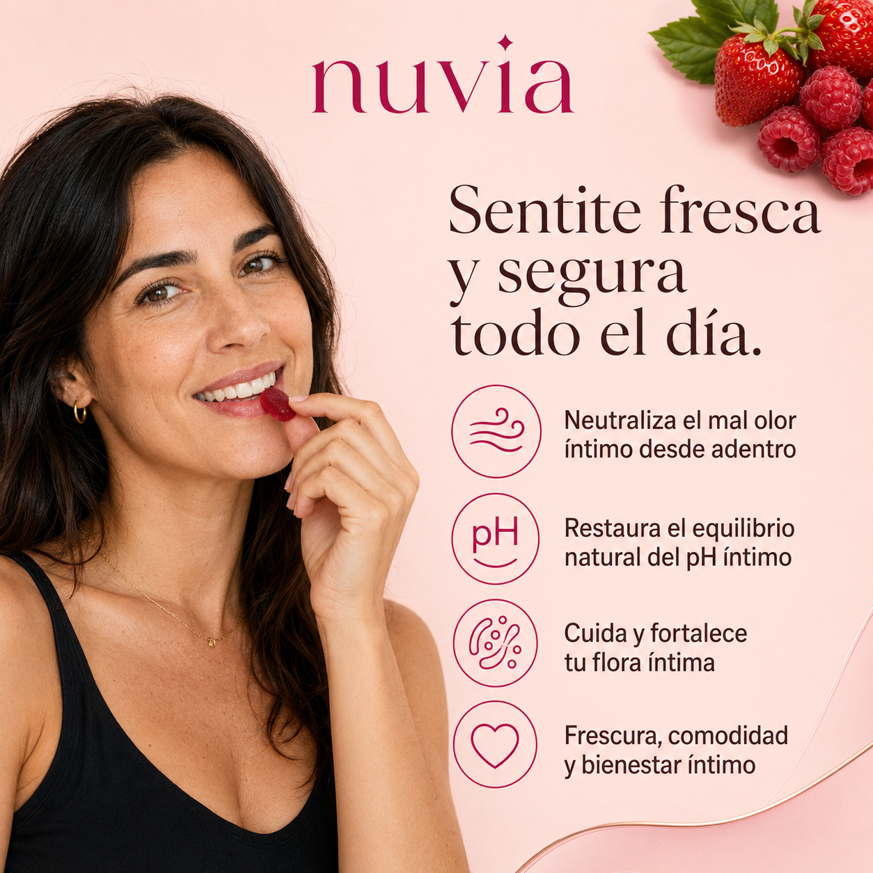 Nuvia™ | Elimina el mal olor íntimo y equilibra el pH